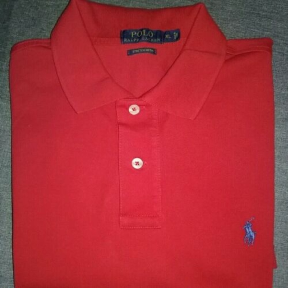 Men's Ralph Lauren Red Polo Shirt